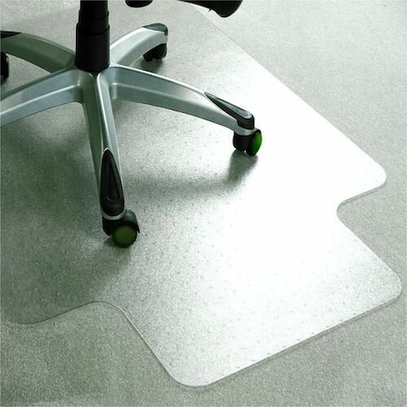 Floortex Chairmat, f/Carpet, APET, Lip, 45inx53in, Clear FLRNCCMFLAG0005